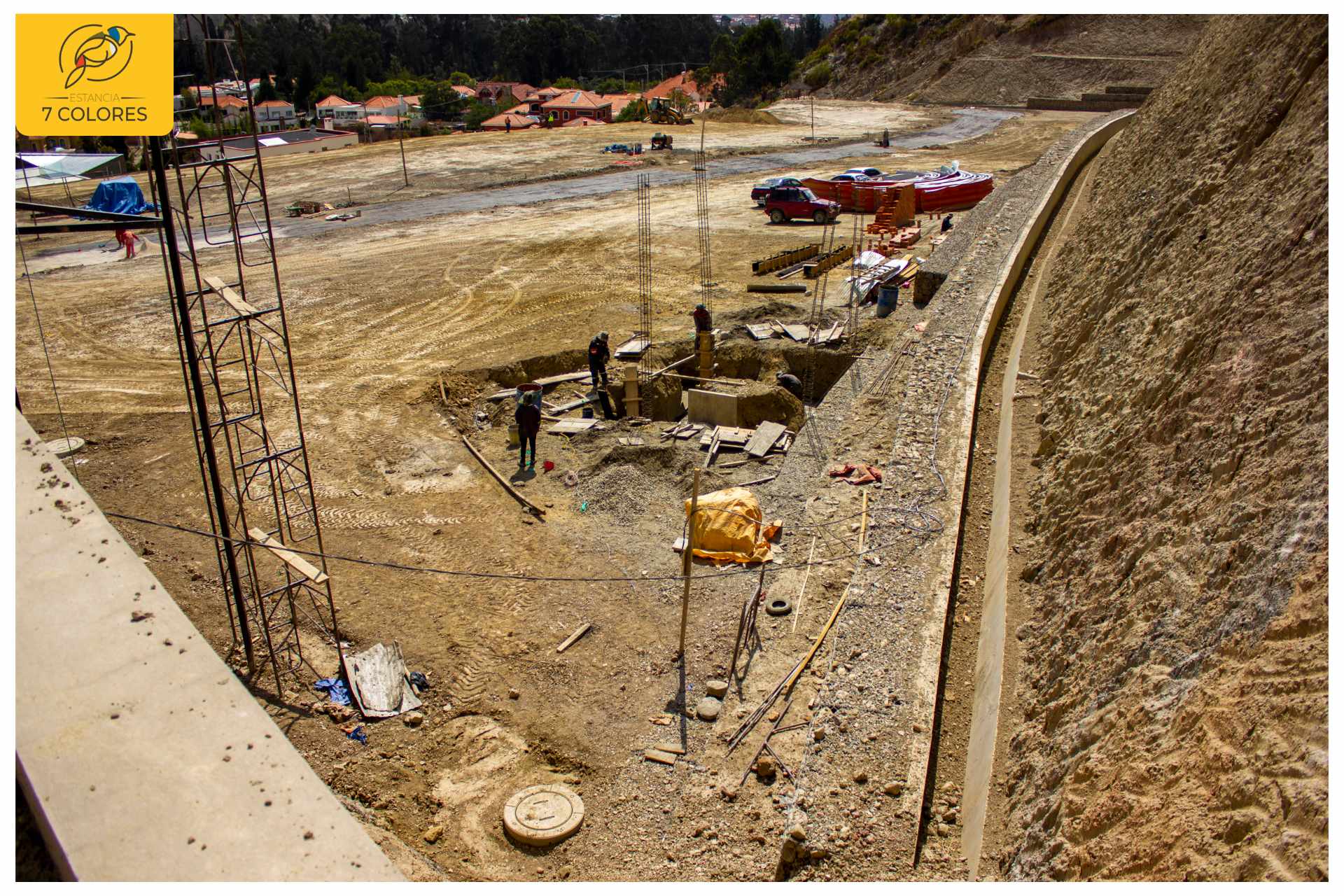 Terreno 7 COLORES - Carretera Mallasilla - El Alto Foto 5