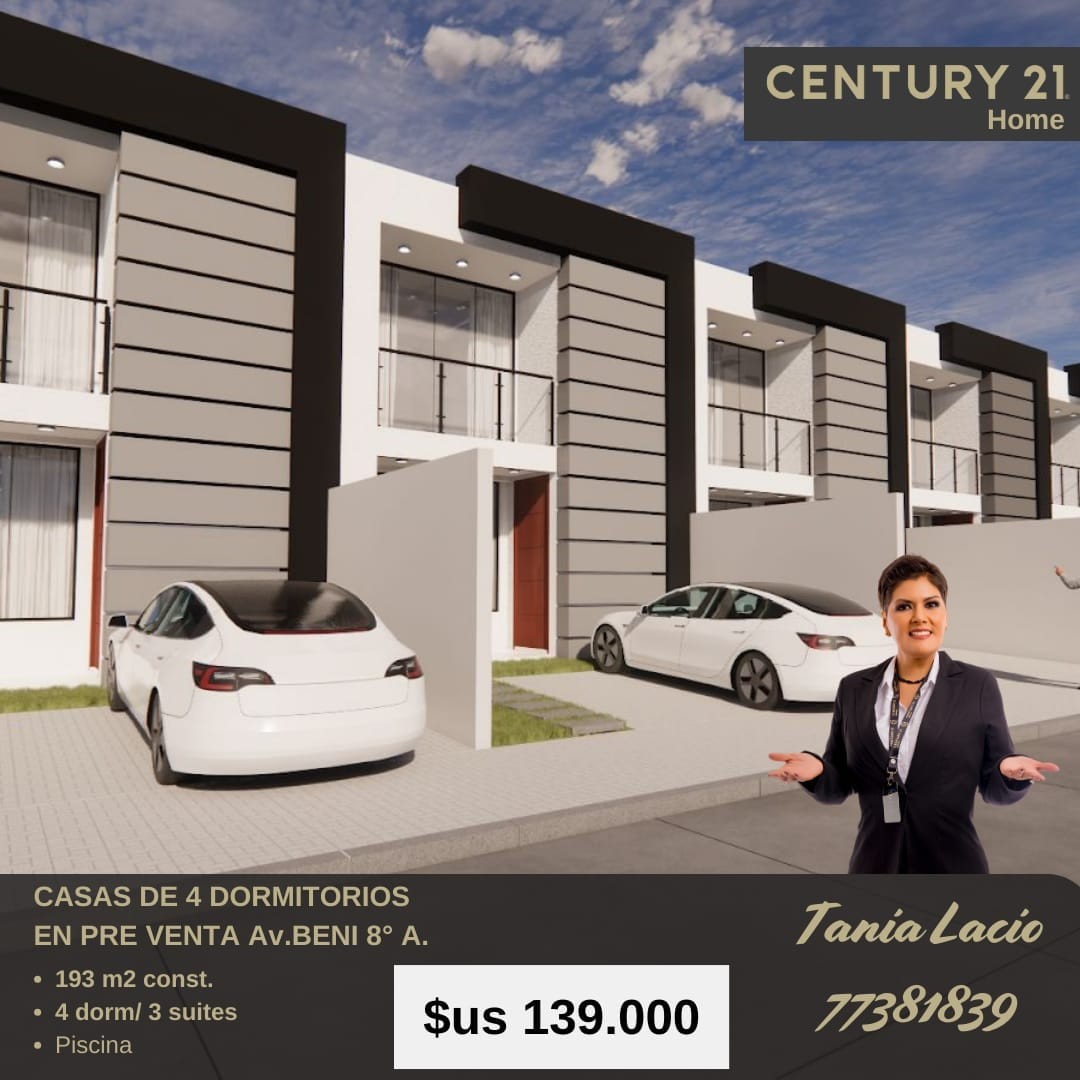 Casa en VentaHermosas casas en preventa zona norte 4 dormitorios 4 baños 2 parqueos Foto 1