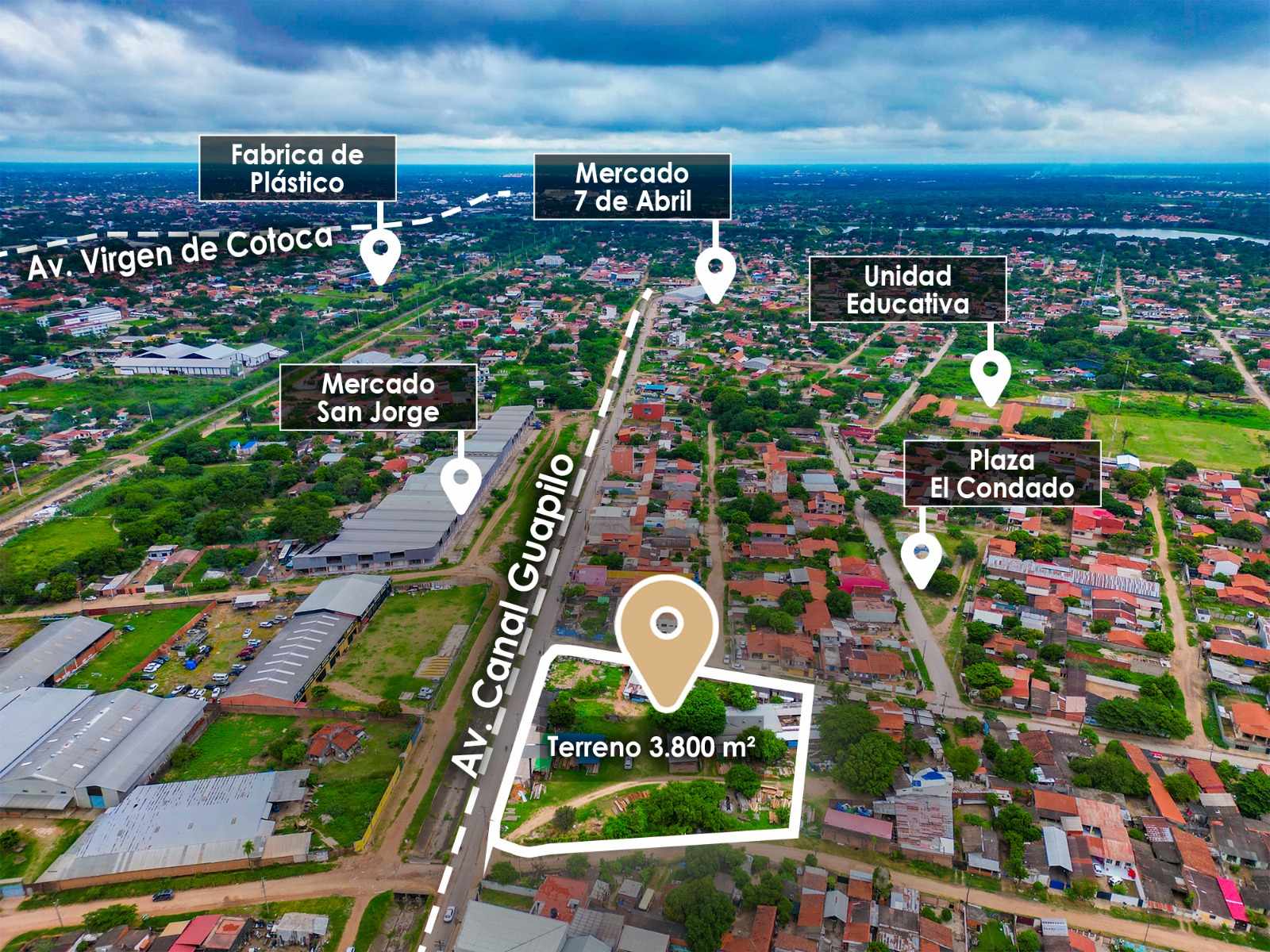 Terreno en Entre 5to y 6to anillo Este en Santa Cruz de la Sierra    Foto 4