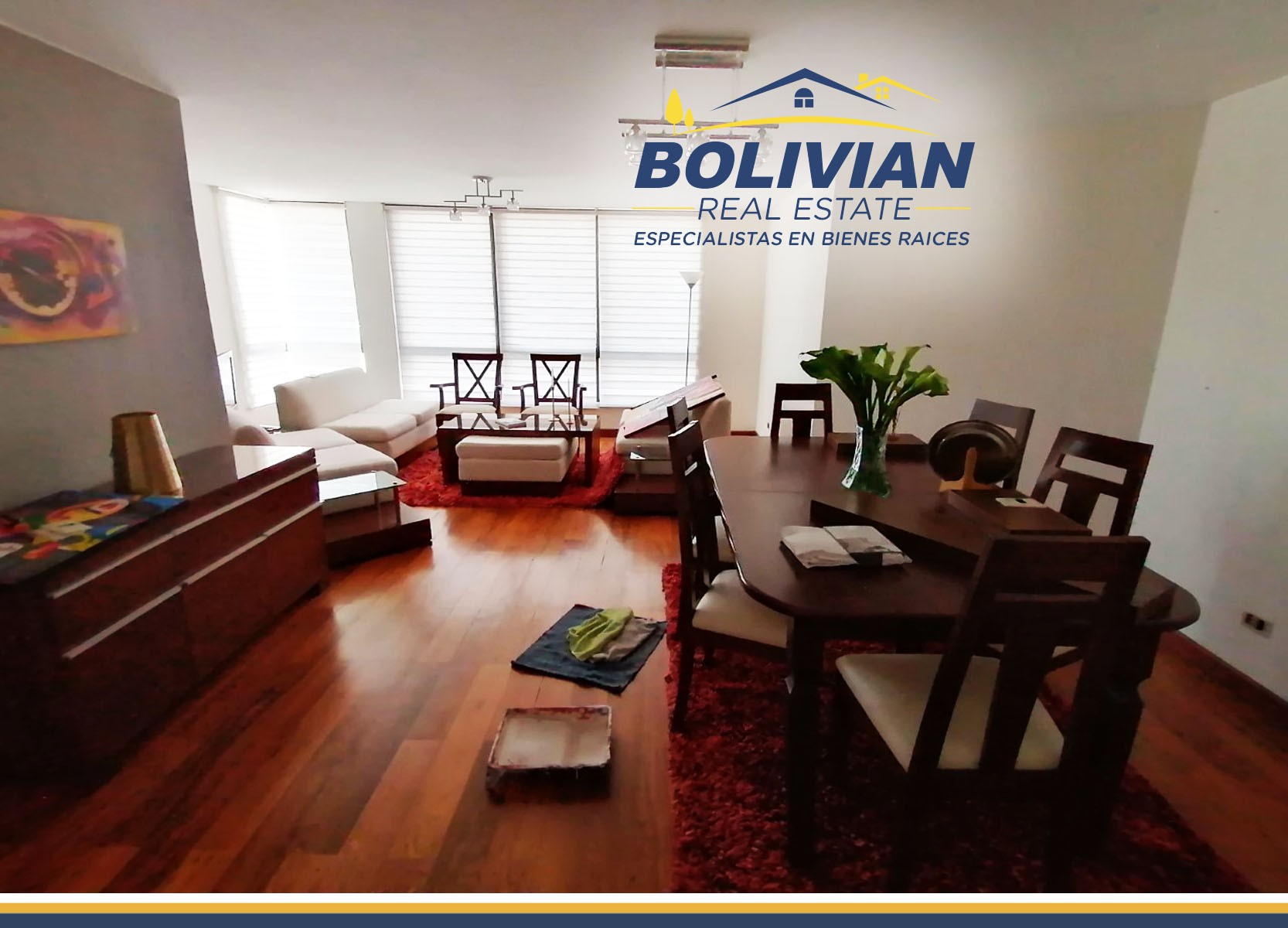 Departamento en AlquilerPRECIOSO DEPARTAMENTO AMOBLADO  EN ALQUILER  2 dormitorios 3 baños 1 parqueos Foto 1