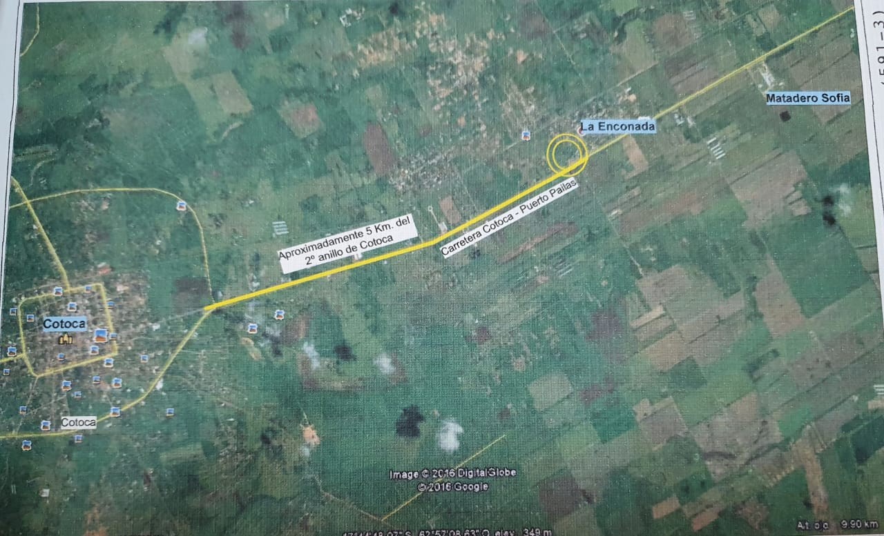 Terreno en AlquilerEN ALQUILER TERRENO CON GALPÓN 7500 Mts2 SOBRE CARRETERA COTOCA - PAILAS    Foto 4