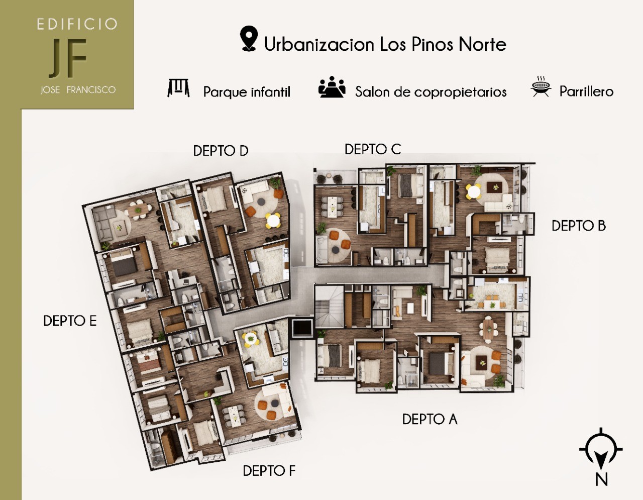 Departamento en Calacoto en La Paz 1 dormitorios 2 baños 1 parqueos Foto 8