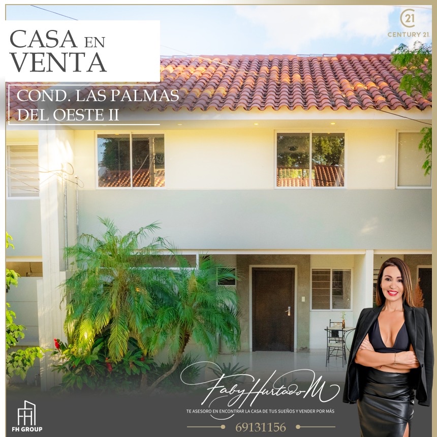 Casa en VentaCASA EN VENTA - COND. LAS PALMAS DEL OESTE II ZONA OESTE Foto 1