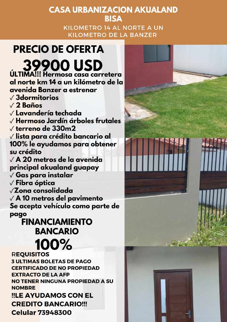 Casa en VentaCARRETERA AL NORTE KM 14  Foto 2