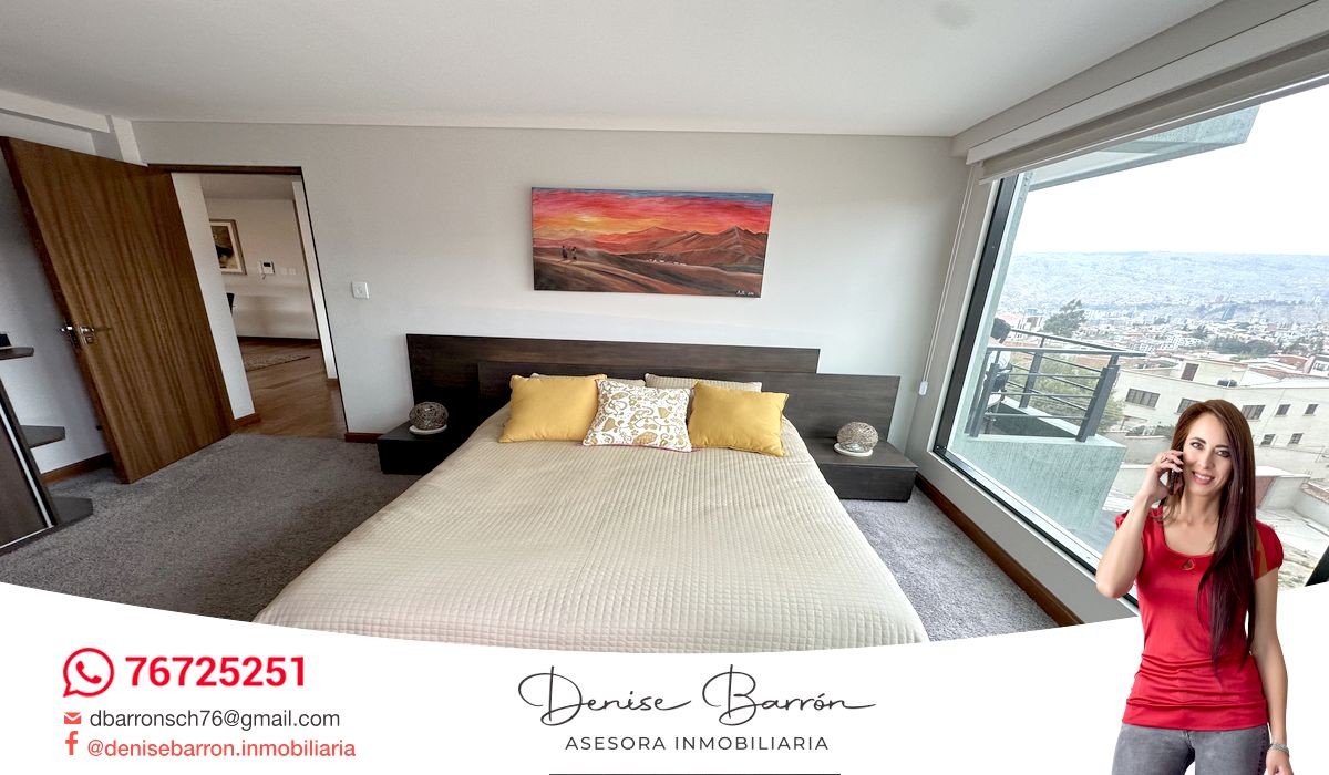 Departamento en VentaAlto Calacoto, Calle 37, Bello Depto 2d en suite en venta 2 dormitorios 3 baños 1 parqueos Foto 8