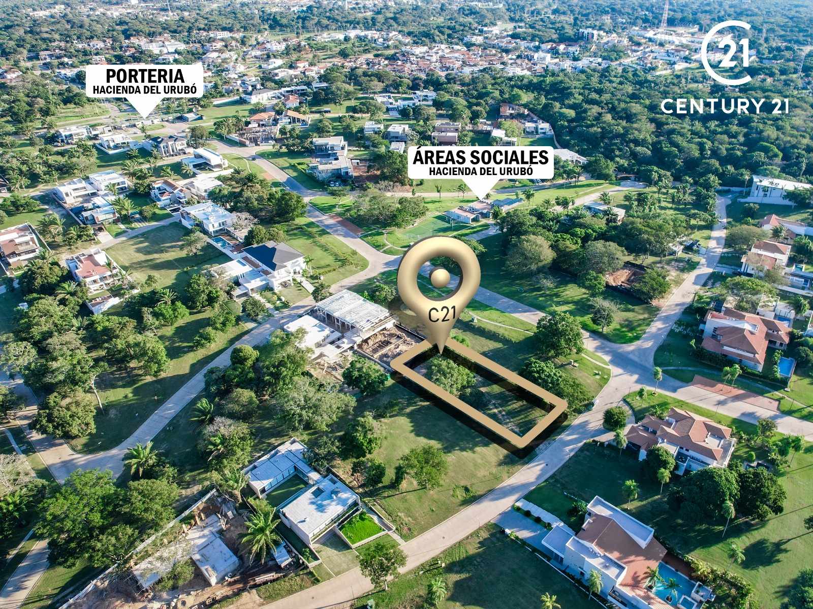 Terreno en VentaTERRENO EN COND. LA HACIENDA DEL URUBÓ Foto 1
