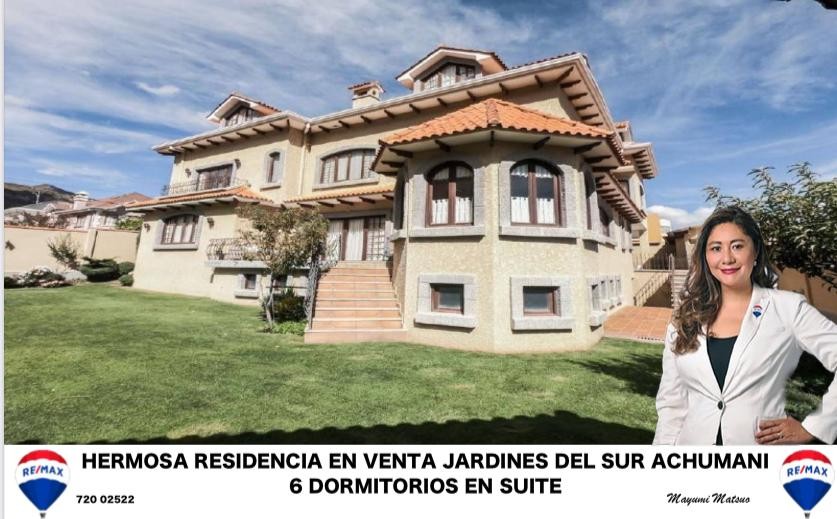 Casa en Achumani en La Paz 7 dormitorios 5 baños 6 parqueos Foto 1