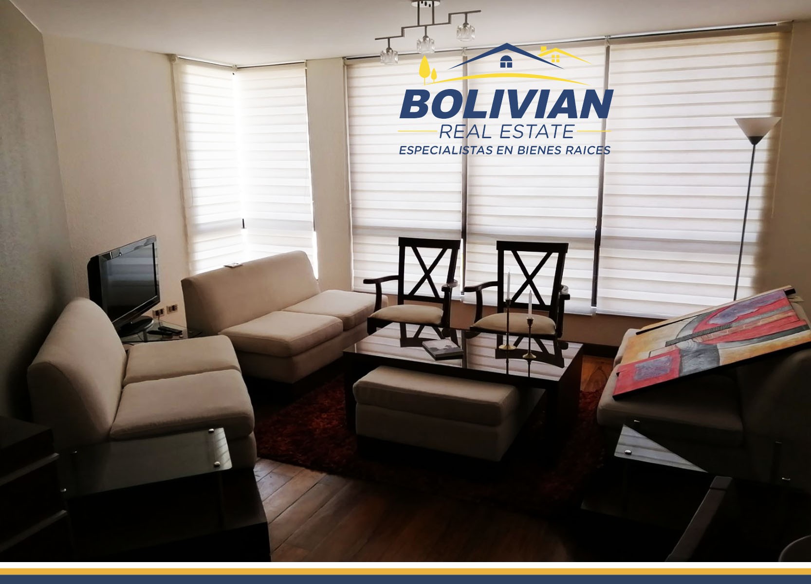 Departamento en AlquilerPRECIOSO DEPARTAMENTO AMOBLADO  EN ALQUILER  2 dormitorios 3 baños 1 parqueos Foto 3