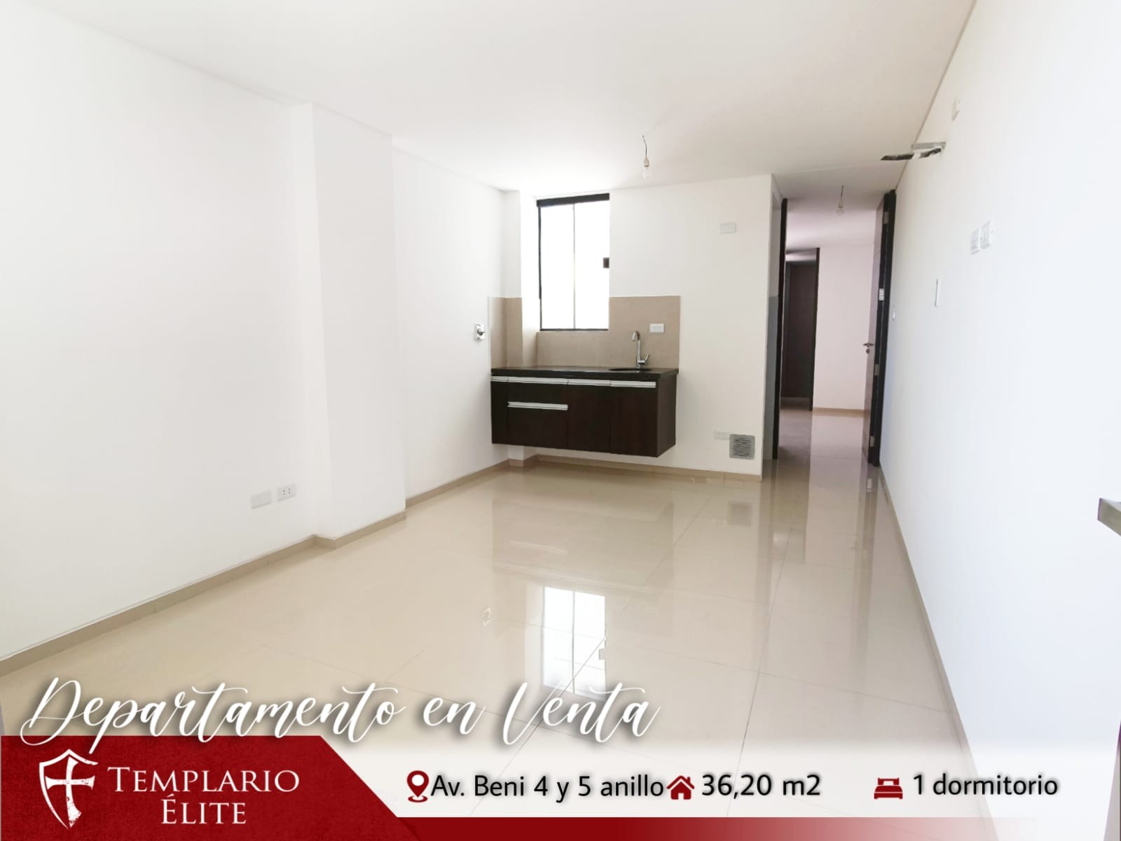 Departamento en Venta📍 Av. Beni 4to y 5to anillo 1 dormitorios 1 baños  Foto 1