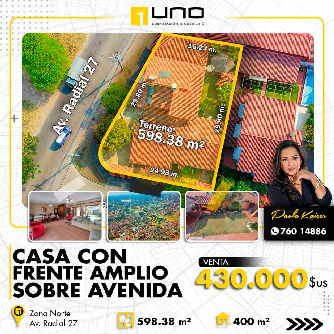 En Venta a $us 430,000 Foto 1