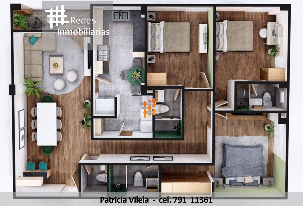 Departamento en Achumani en La Paz 3 dormitorios 4 baños 1 parqueos Foto 29