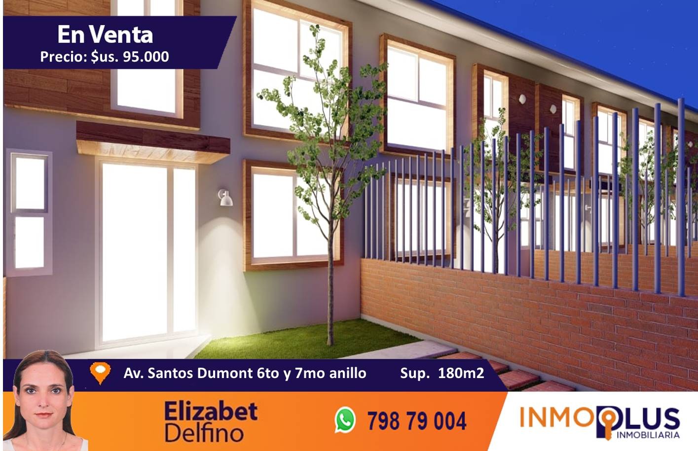 Casas en venta a estrenar Av. Santos Dumont us 95,000