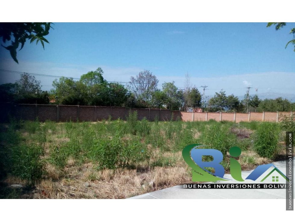 Terreno en VentaLOTE EN CONDOMINIO DE PRESTIGIO $US 300 C/M2     Foto 9