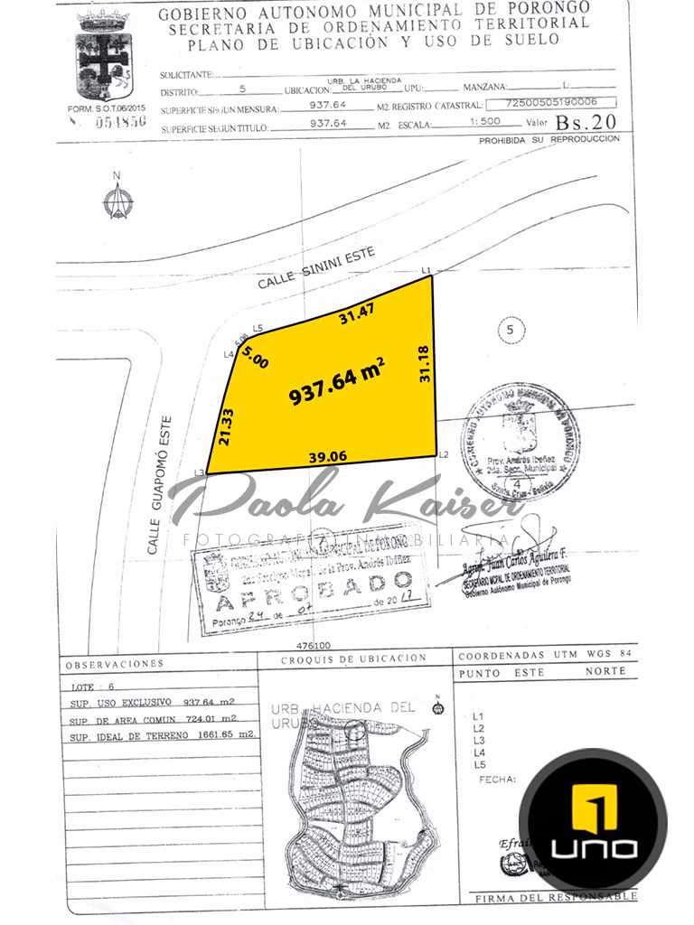 Terreno en VentaLote de terreno en venta Condominio La Hacienda del Urubo    Foto 4