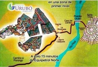 Terreno en VentaCiudad del Urubó (Techo) a 15 minutos del nuevo Puente Cristóbal Roda    Foto 2