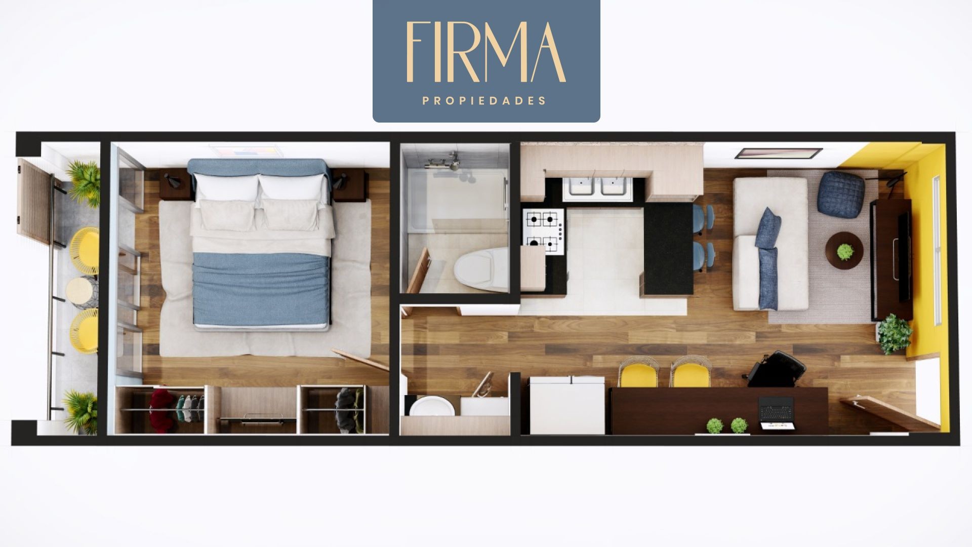 Departamento en Achumani en La Paz 1 dormitorios 1 baños 1 parqueos Foto 5