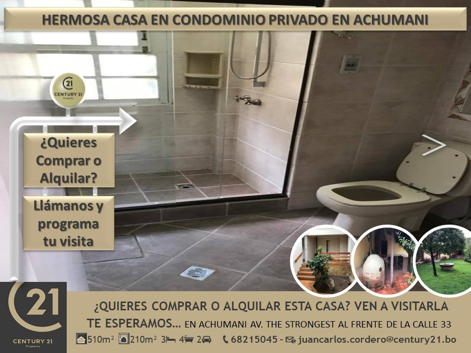 Casa en Achumani en La Paz 3 dormitorios 5 baños 2 parqueos Foto 12