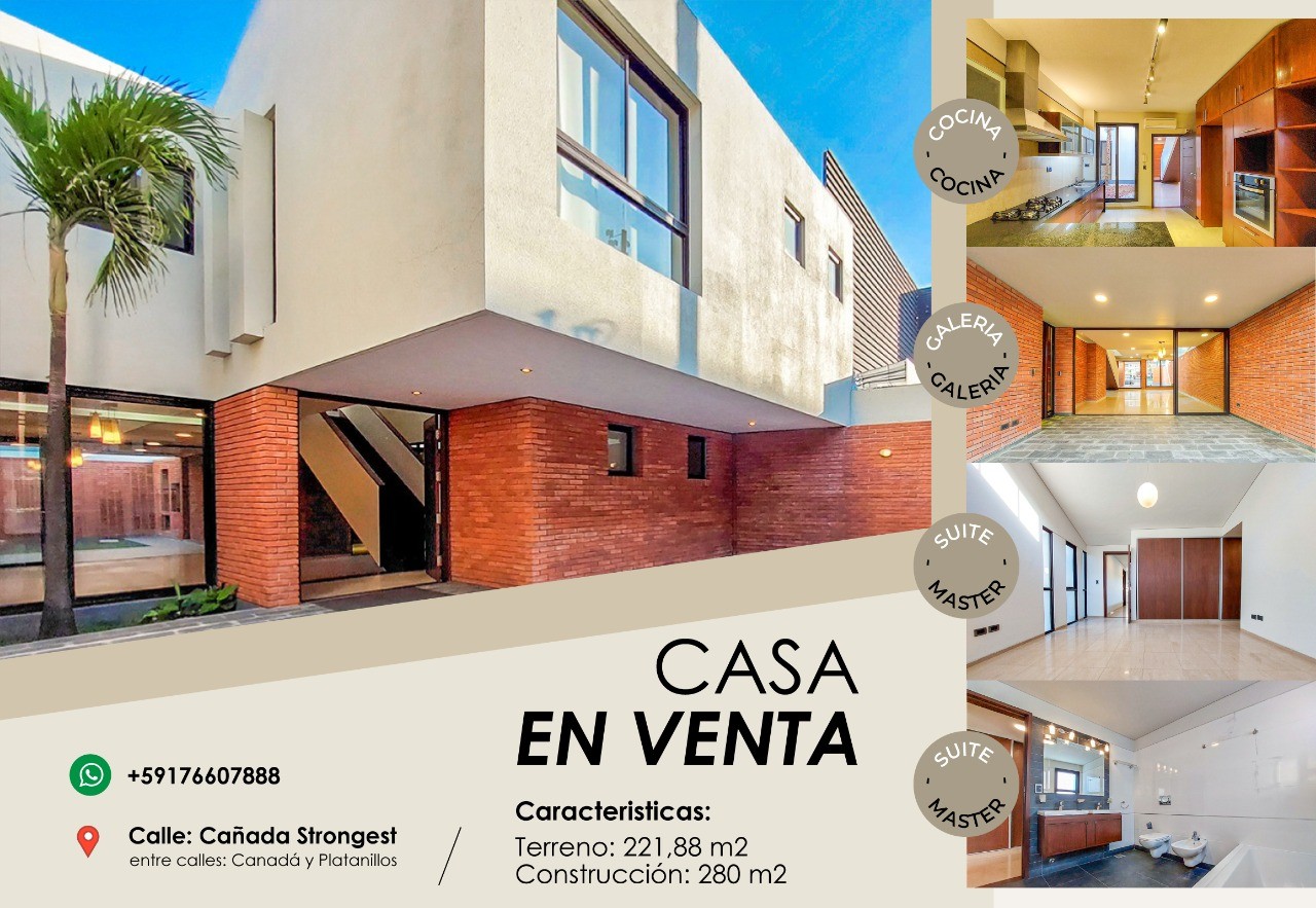 Casa en VentaCalle Cañada Strongest entre calles Canadá y Platanillos  Foto 1