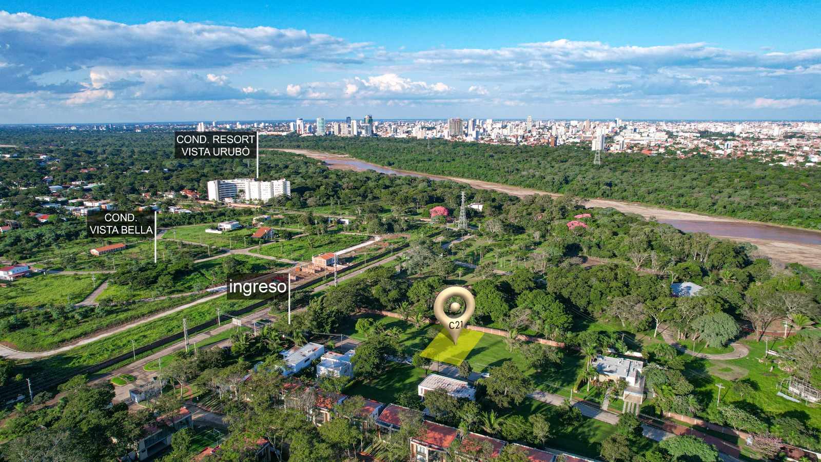 Terreno en VentaTerreno en venta - zona Urubó urbanizacion Rio Sierra Foto 7