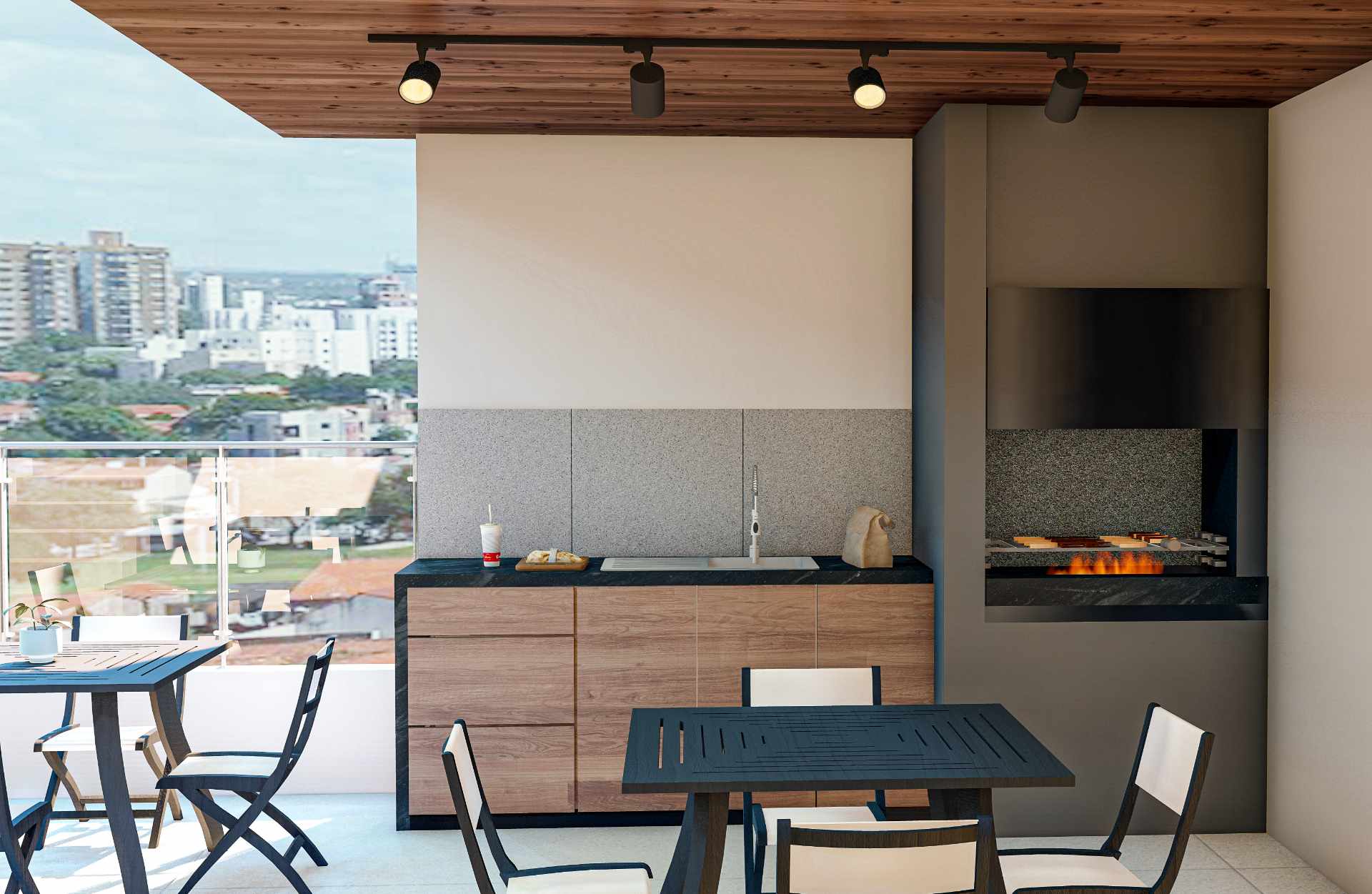 Departamento en Entre 3er y 4to anillo Norte en Santa Cruz de la Sierra 2 dormitorios 2 baños  Foto 10