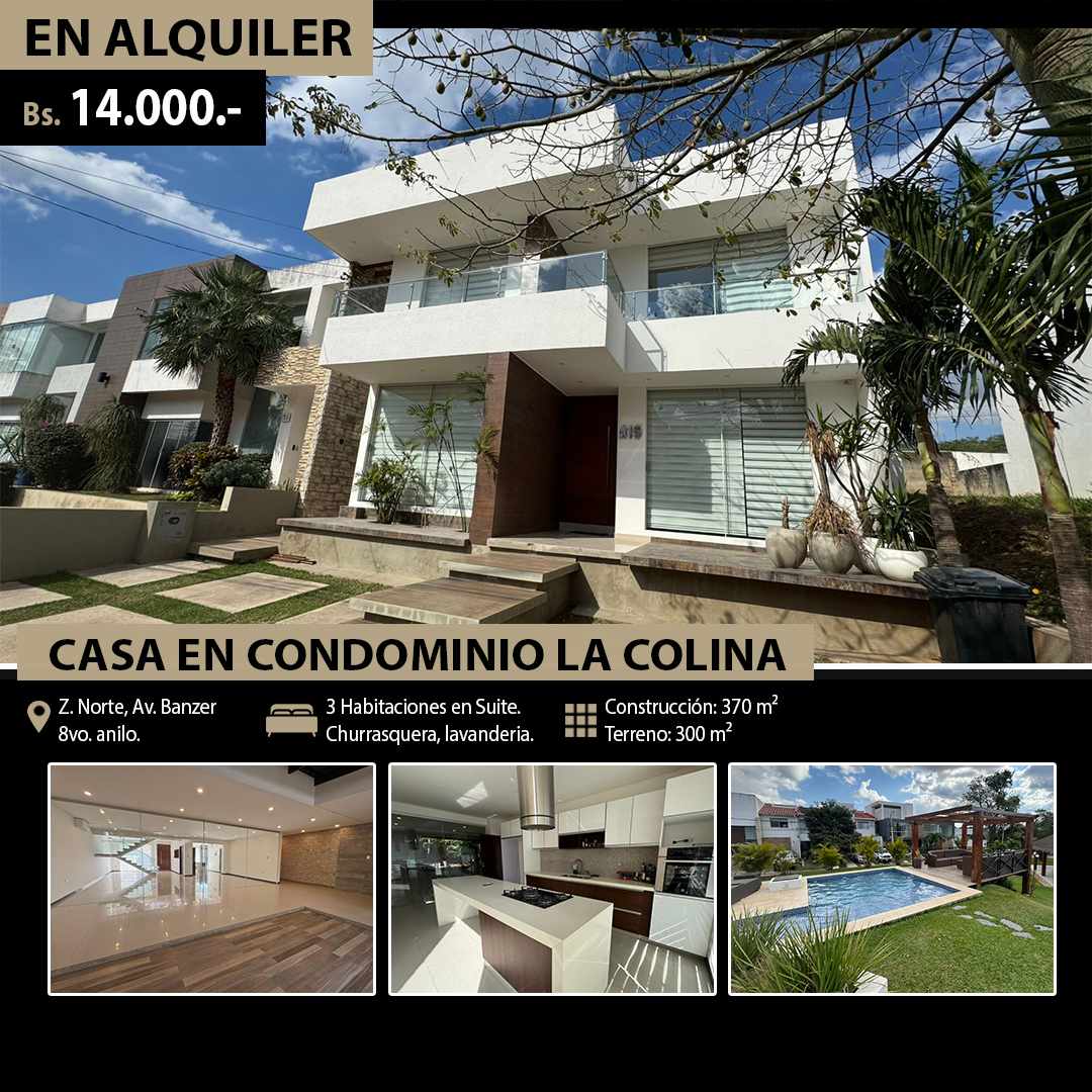 Casa Condominio La Colina, avenida Banzer 8vo anillo Foto 1