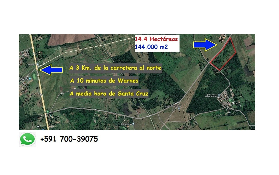 Terreno Warnes - PROPIEDAD GANADERA URBANIZABLE Foto 1