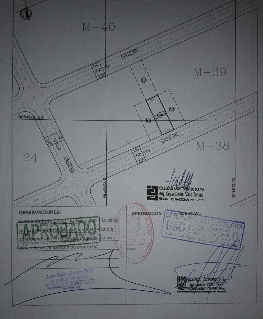 Terreno en VentaSANTA CRUZ = WARNEZ SATELITE NORTE PAHUICHI PENTAGUAZU 3 Foto 1