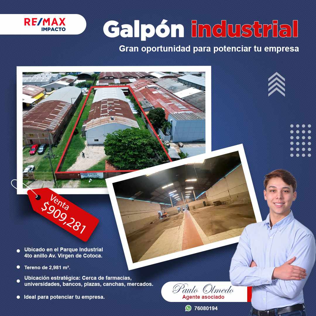 Galpón en Parque Industrial en Santa Cruz de la Sierra    Foto 1