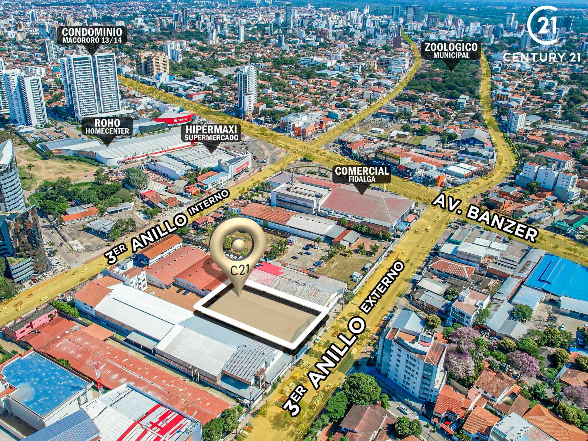 Terreno en VentaSOBRE 3ER ANILLO EXTERNO ENTRE AV. CRISTO REDENTOR Y BENI    Foto 4