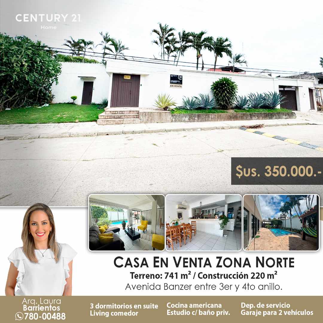 Casa Avenida Banzer, entre 3er. y 4to. anillo, zona norte Foto 1