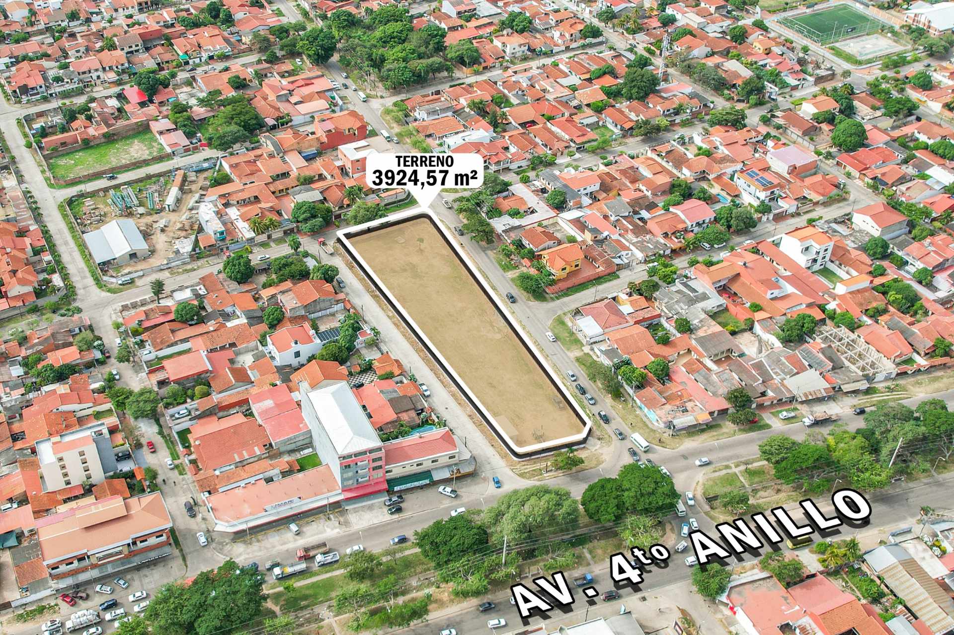 Terreno en VentaSOBRE 4TO ANILLO AV. CUMAVI Y 3 PASOS AL FRENTE    Foto 1