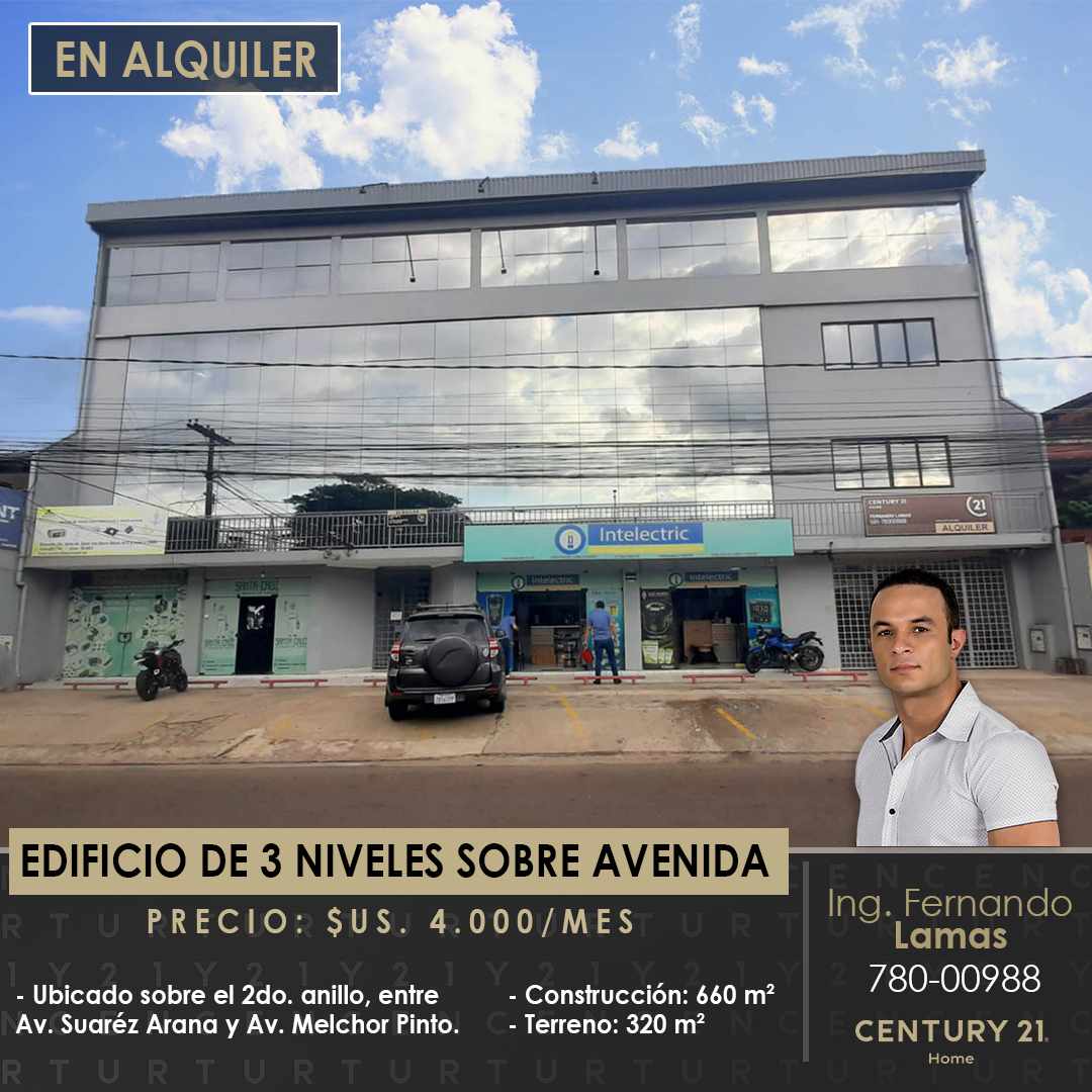 Edificio en AlquilerSobre el 2do anillo, entre Avenida Suarez Arana y Melchor Pinto 1 dormitorios 1 baños  Foto 1