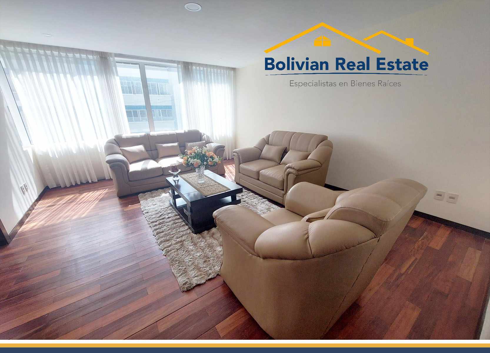 Departamento en Calacoto en La Paz 3 dormitorios 3 baños 1 parqueos Foto 1