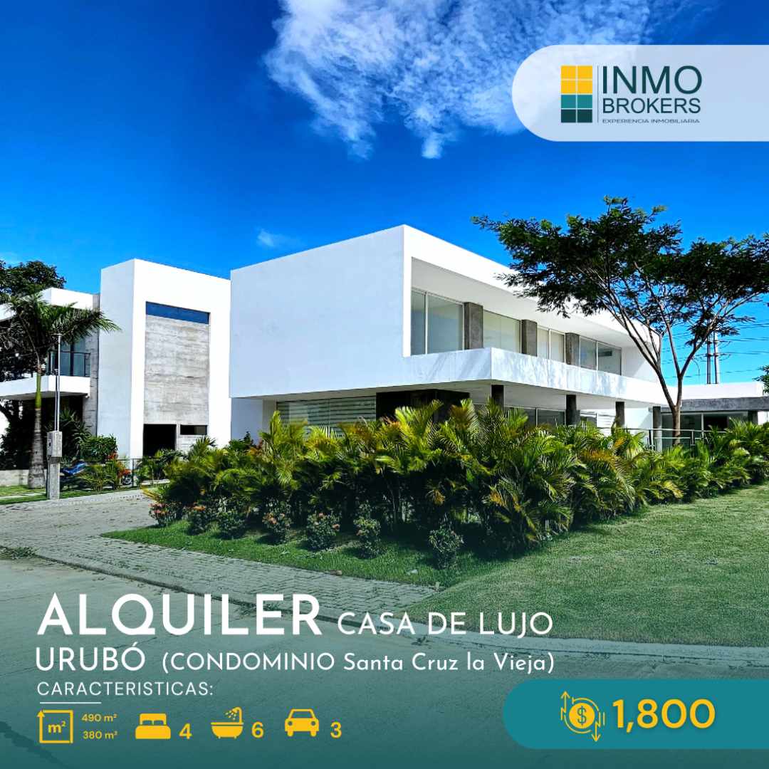 Casa en Alquiler𝗨𝗥𝗨𝗕𝗢
𝗖𝗼𝗻𝗱𝗼𝗺𝗶𝗻𝗶𝗼 