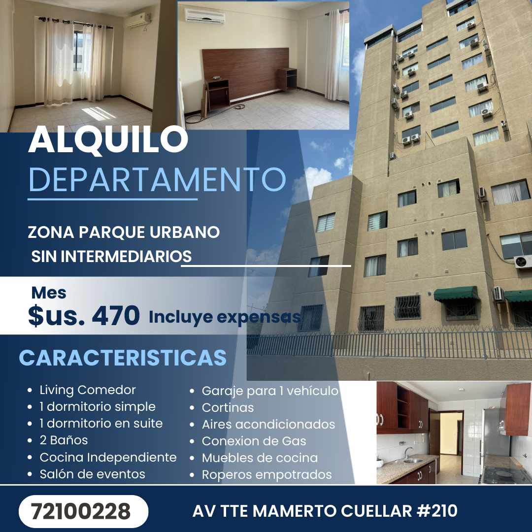 Departamento Av. Tte Mamerto Cuéllar #210 Foto 1