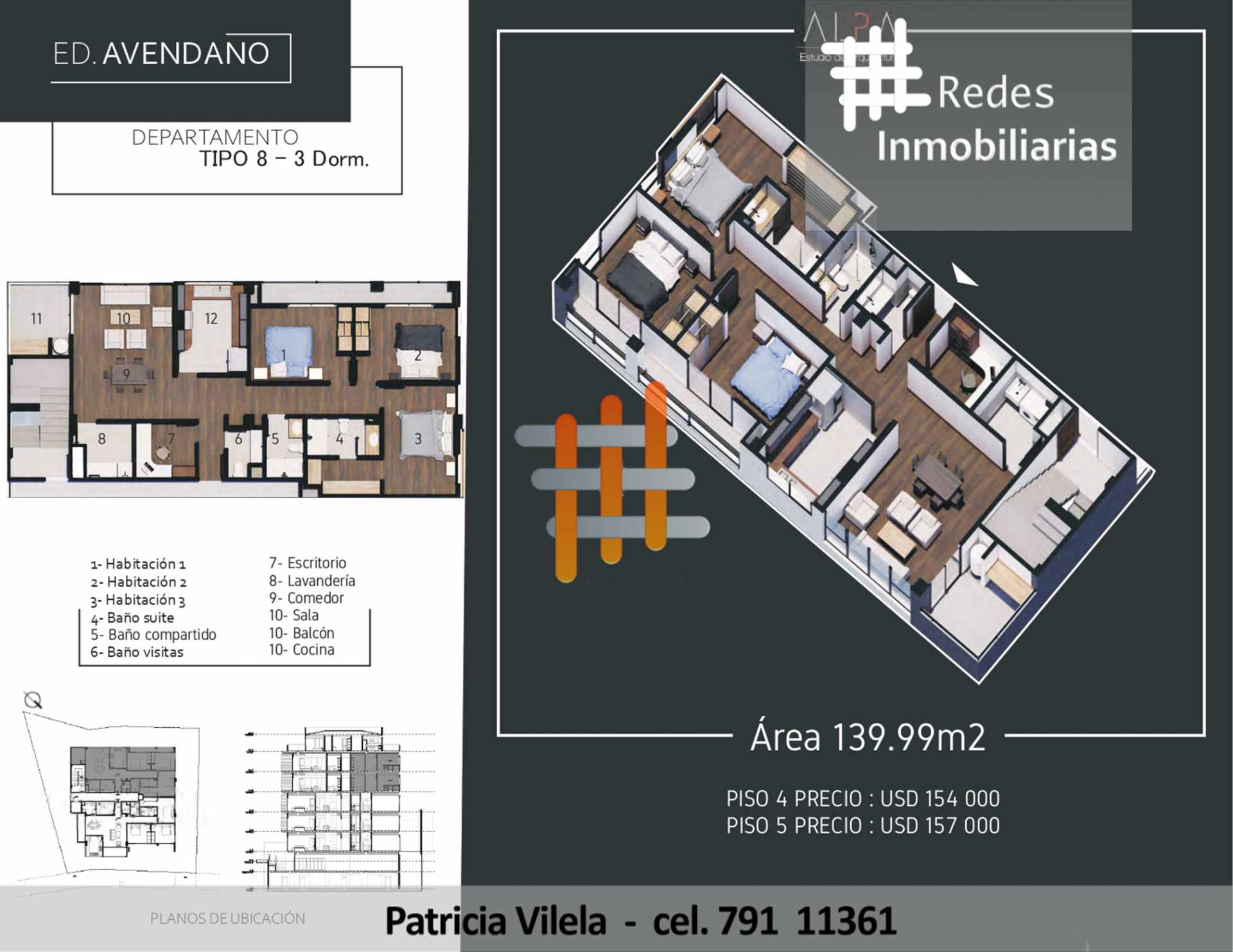 Departamento HERMOSOS DEPARTAMENTOS A ESTRENAR EN LA ZONA SUR - 1, 2 Y 3 DORMITORIOS Foto 16