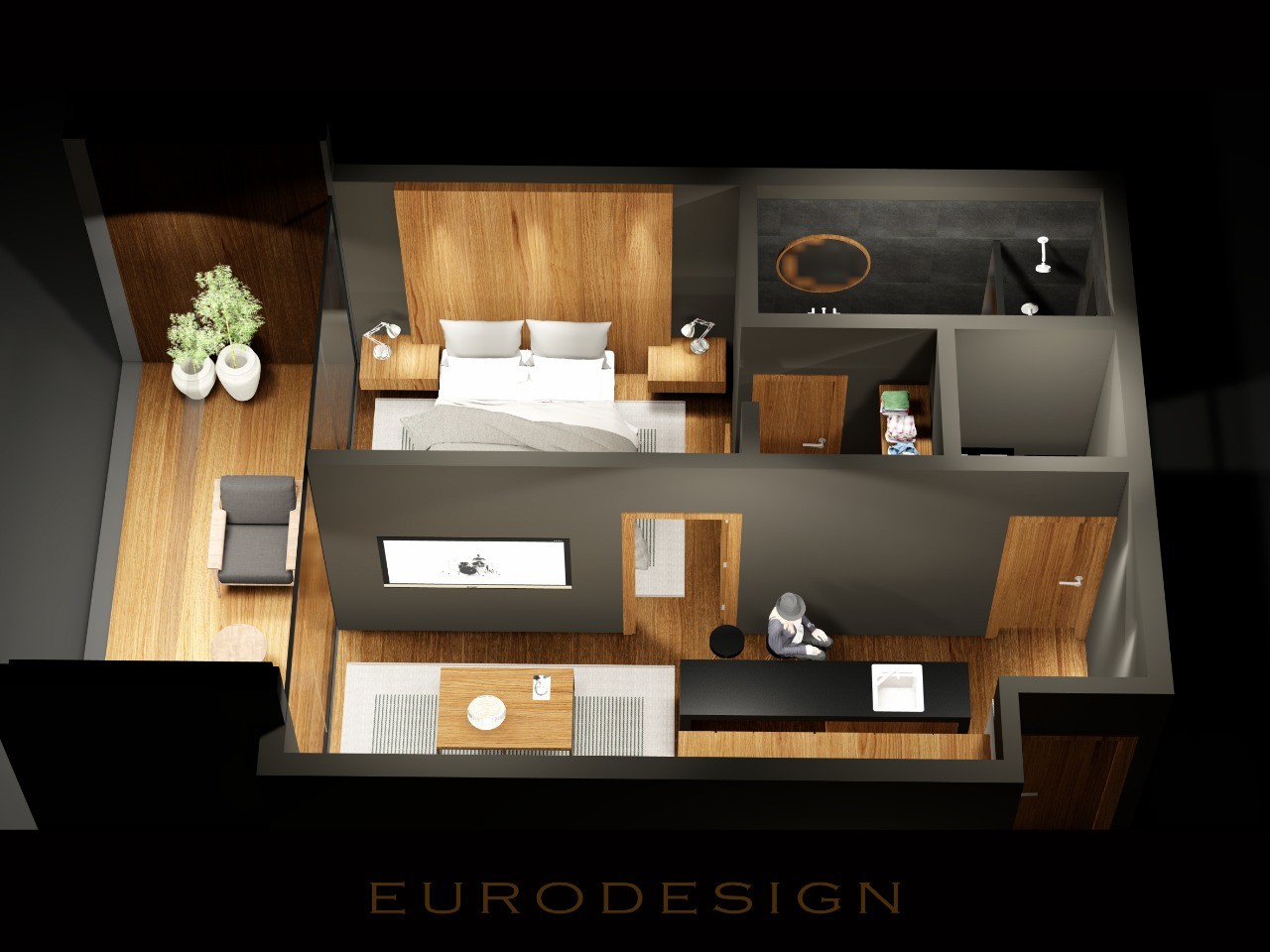 Departamento en VentaEquipetrol a estrenar en Sky Euro Design Suites 1 dormitorios 1 baños  Foto 4