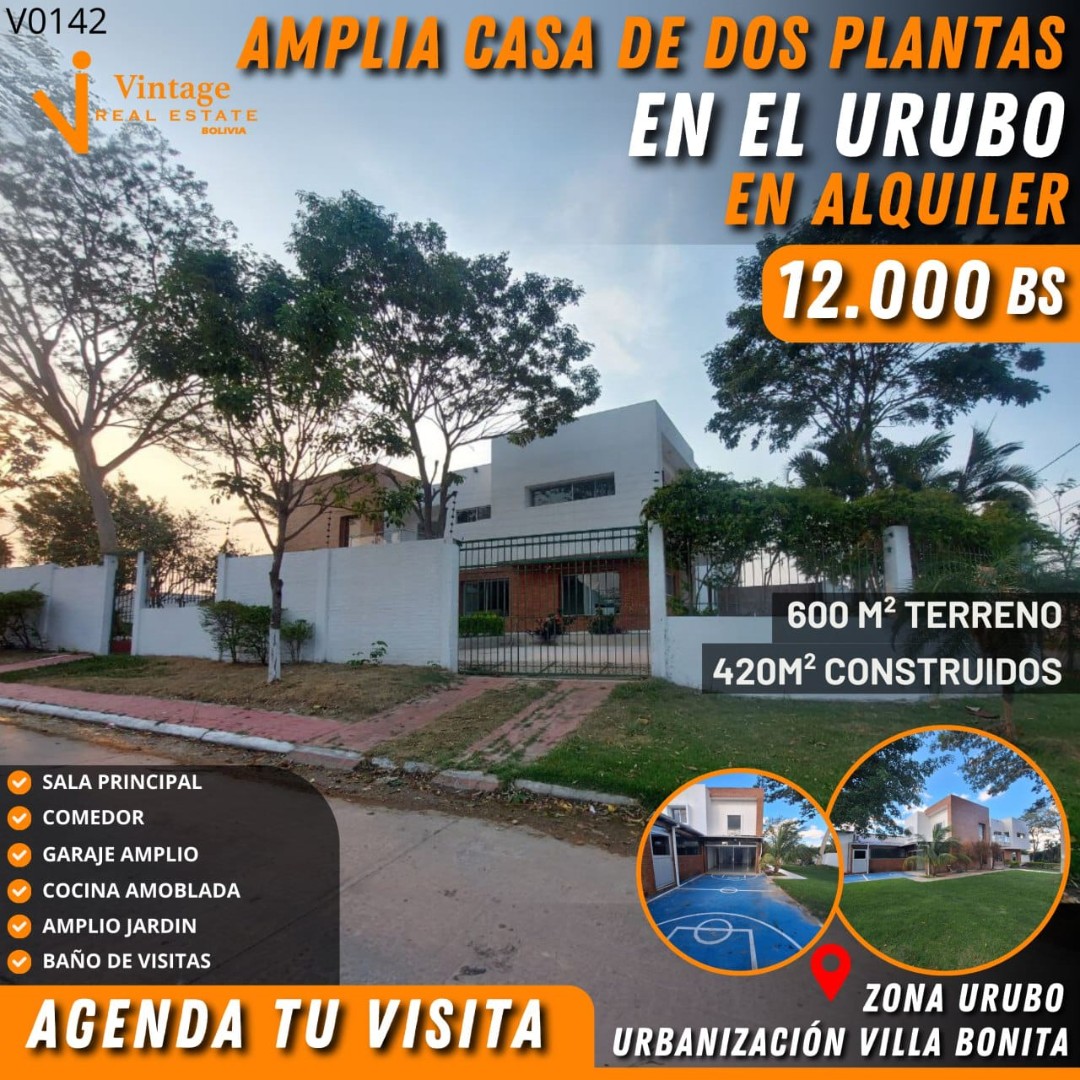 Casa en Urubó en Santa Cruz de la Sierra 6 dormitorios 5 baños 3 parqueos Foto 2