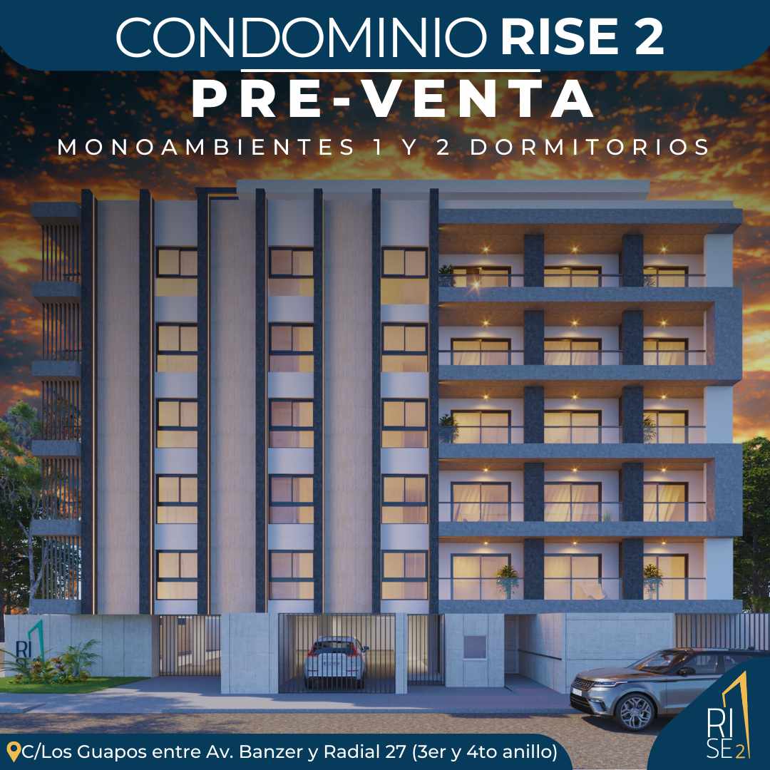 Departamento en VentaAv. Banzer y Radial 27 3er anillo Condominio Rise 2 Foto 6