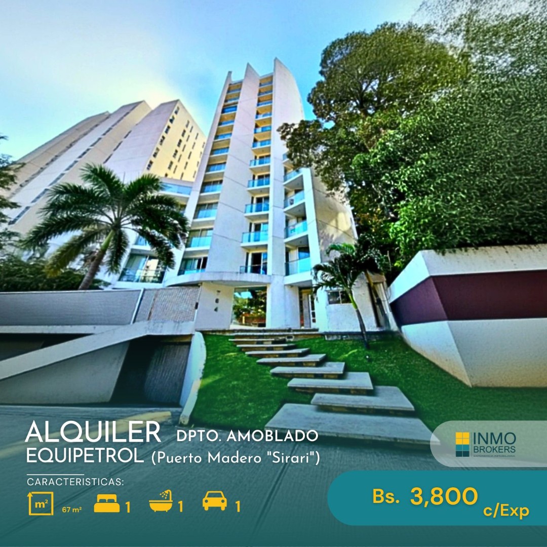 Departamento en AlquilerZONA CENTRO SUR
Condominio Zafiro
Calle Potosí esq. Saavedra 2 dormitorios 2 baños 1 parqueos Foto 1