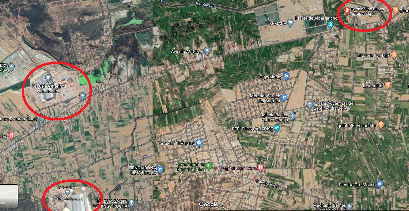 Terreno en VentaZona Albarrancho Cercado Cochabamba    Foto 2