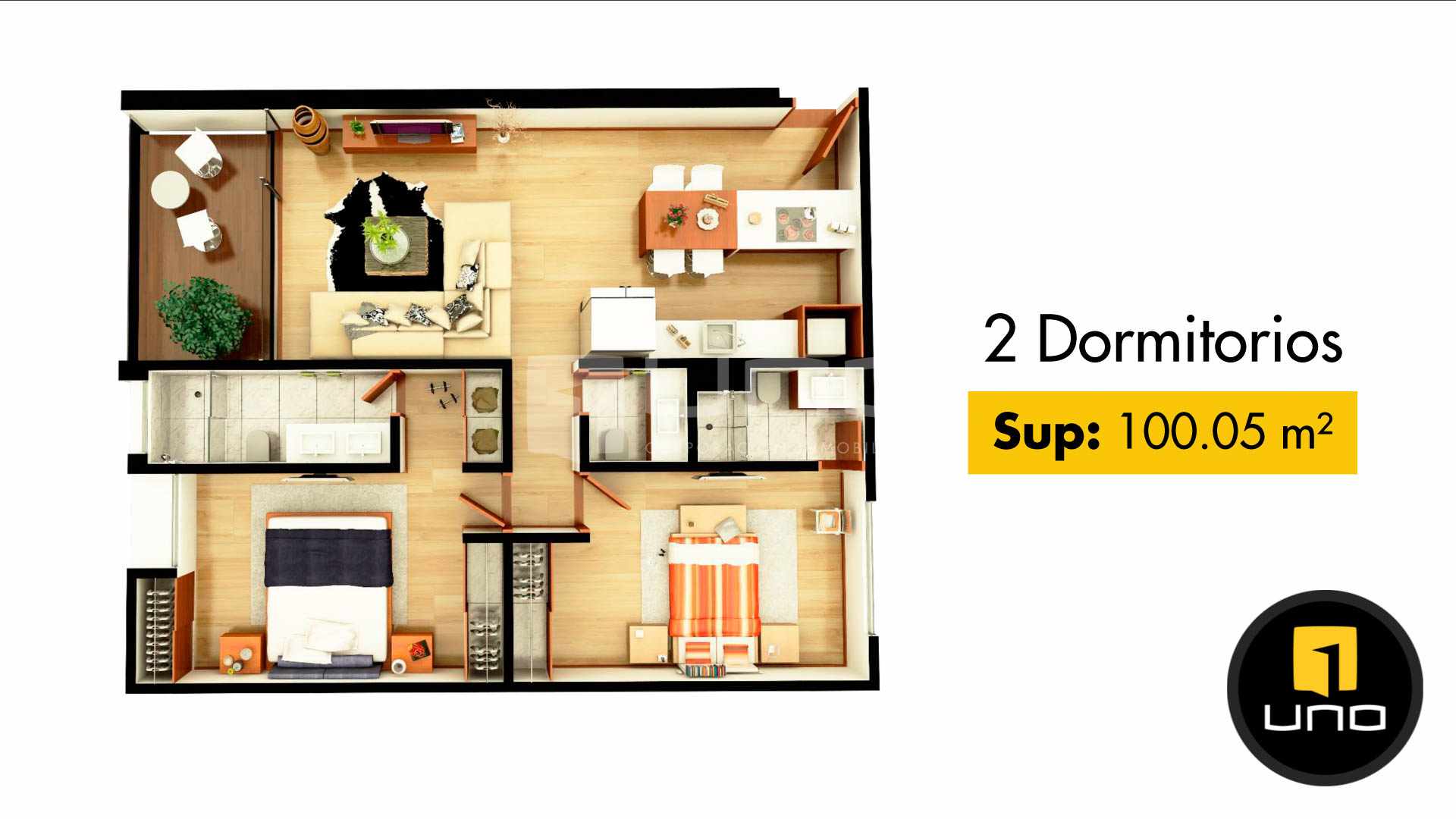 Departamento CONDADO PARK V - DEPARTAMENTOS EN PRE-VENTA DE 1 Y 2 DORMITORIOS Foto 12